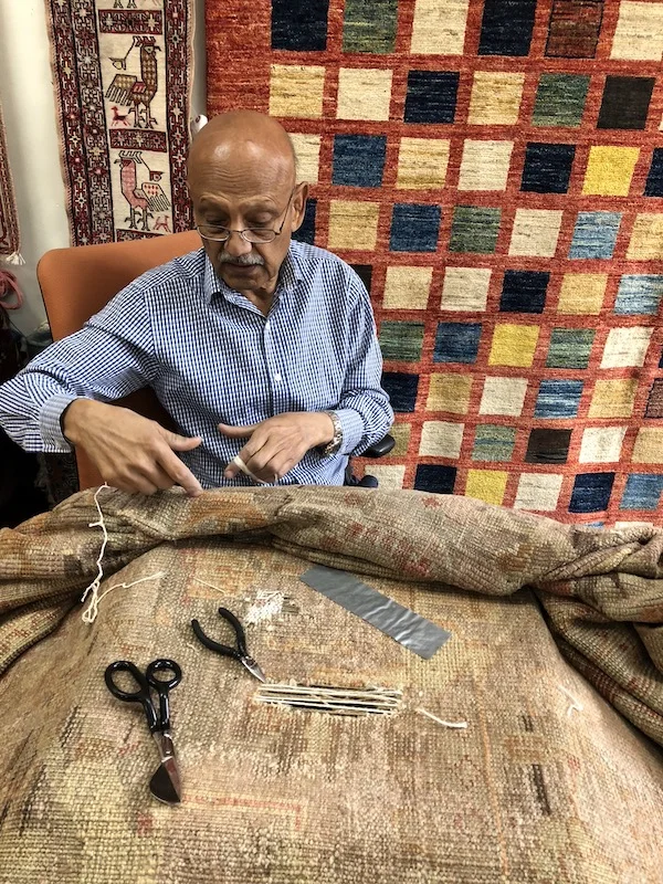 oriental rug repair in novato, rug repair novato